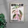 Plant Love contemporary wall art print by DROOL Collective - sold by DROOL