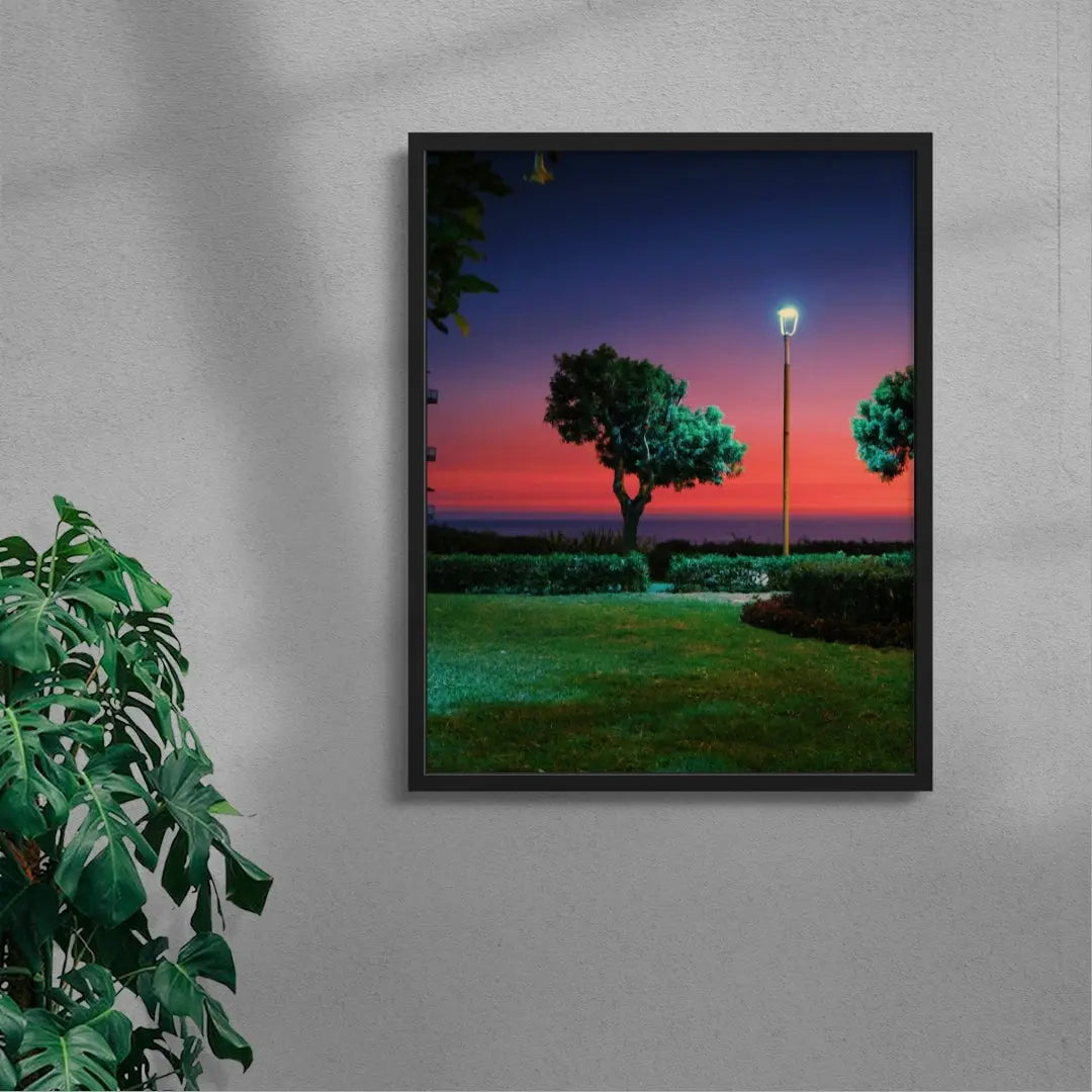 Burning sky contemporary wall art print by Mandy Sham - sold by DROOL