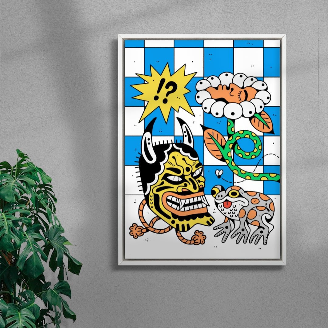 Still Life 2 contemporary wall art print by Jamie Muck - sold by DROOL
