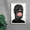 Third-party Debtee contemporary wall art print by Henrik Delehag - sold by DROOL