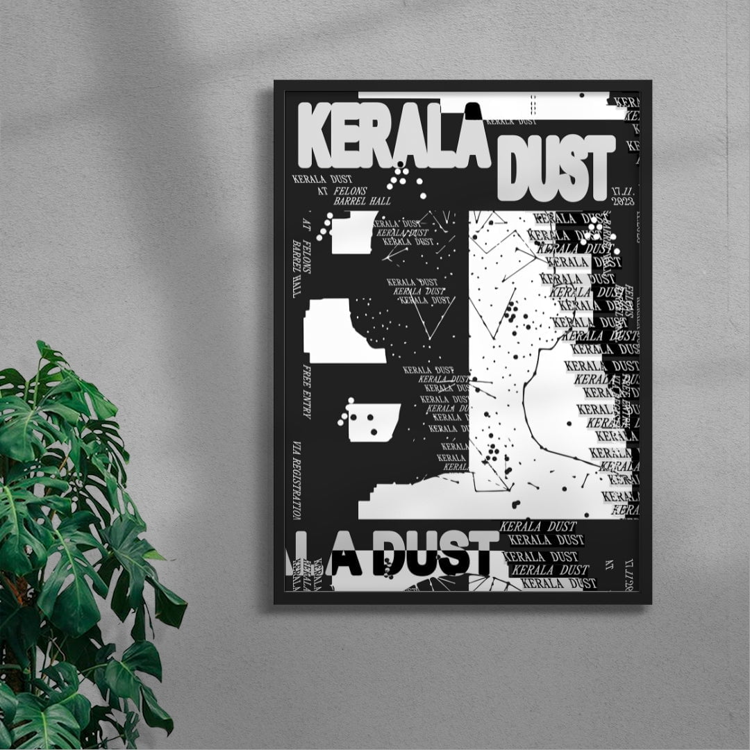 Kerala Dust at Felons contemporary wall art print by Gabrielle White - sold by DROOL