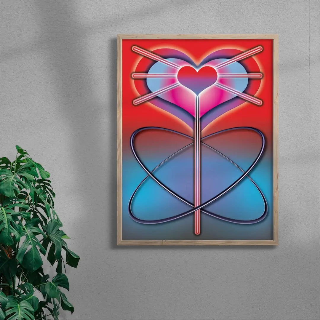 Power To You contemporary wall art print by Klara Troost - sold by DROOL