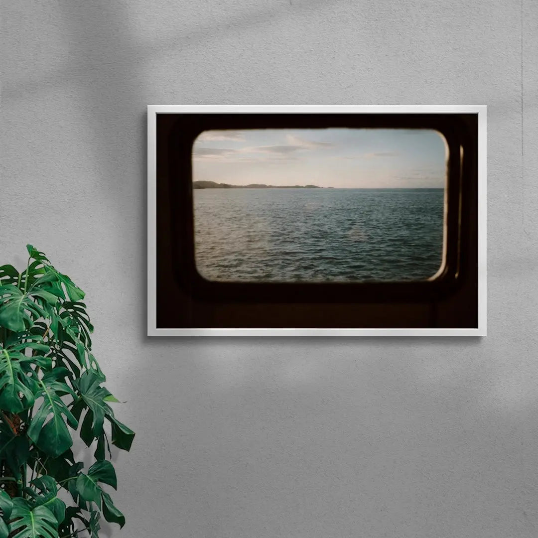 Ocean Window contemporary wall art print by Simon Hird - sold by DROOL