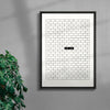 Behind the wall contemporary wall art print by Juan Sebastián Rosillo - sold by DROOL