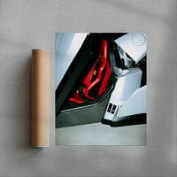 Thumbnail for GREY contemporary wall art print by Gregory Tauziac - sold by DROOL