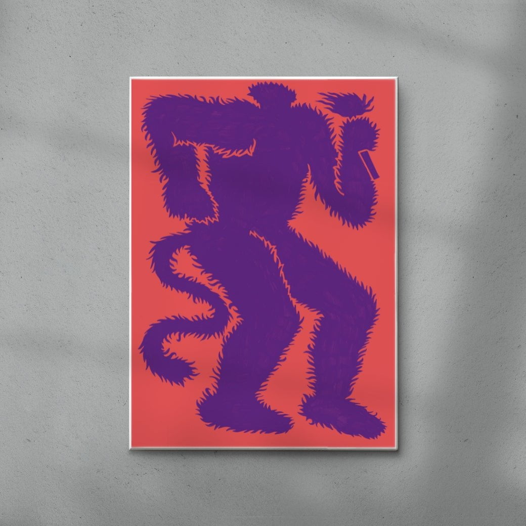 Fire From The Forest contemporary wall art print by Célestin Krier - sold by DROOL