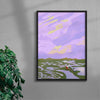 Devon contemporary wall art print by Lily Kong - sold by DROOL