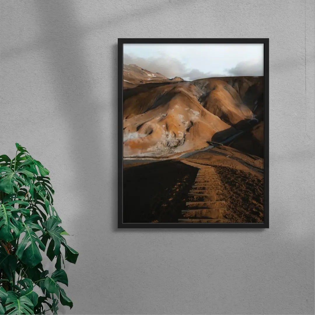 Stairway to heaven contemporary wall art print by Manuela Palmberger - sold by DROOL