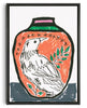Load image into Gallery viewer, Tūī Bird contemporary wall art print by Caitlin Flood-Molyneux - sold by DROOL