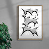 E contemporary wall art print by Pavel Ripley - sold by DROOL