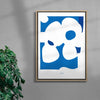 Linum contemporary wall art print by Rikki Hewitt - sold by DROOL