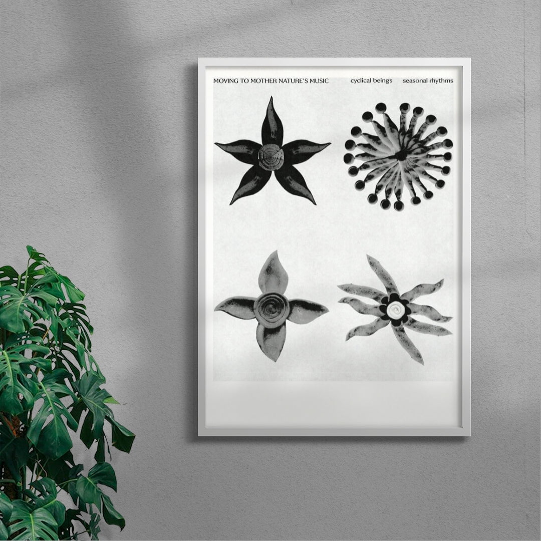 cyclical beings contemporary wall art print by Imo Sinclair - sold by DROOL