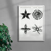 cyclical beings contemporary wall art print by Imo Sinclair - sold by DROOL