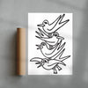 MEME GULL contemporary wall art print by Max Blackmore - sold by DROOL