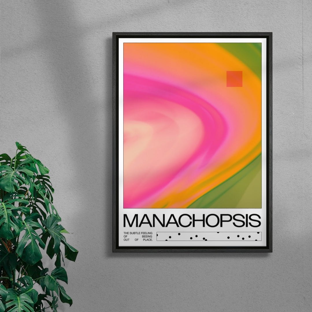 Manachopsis contemporary wall art print by Coveposter - sold by DROOL