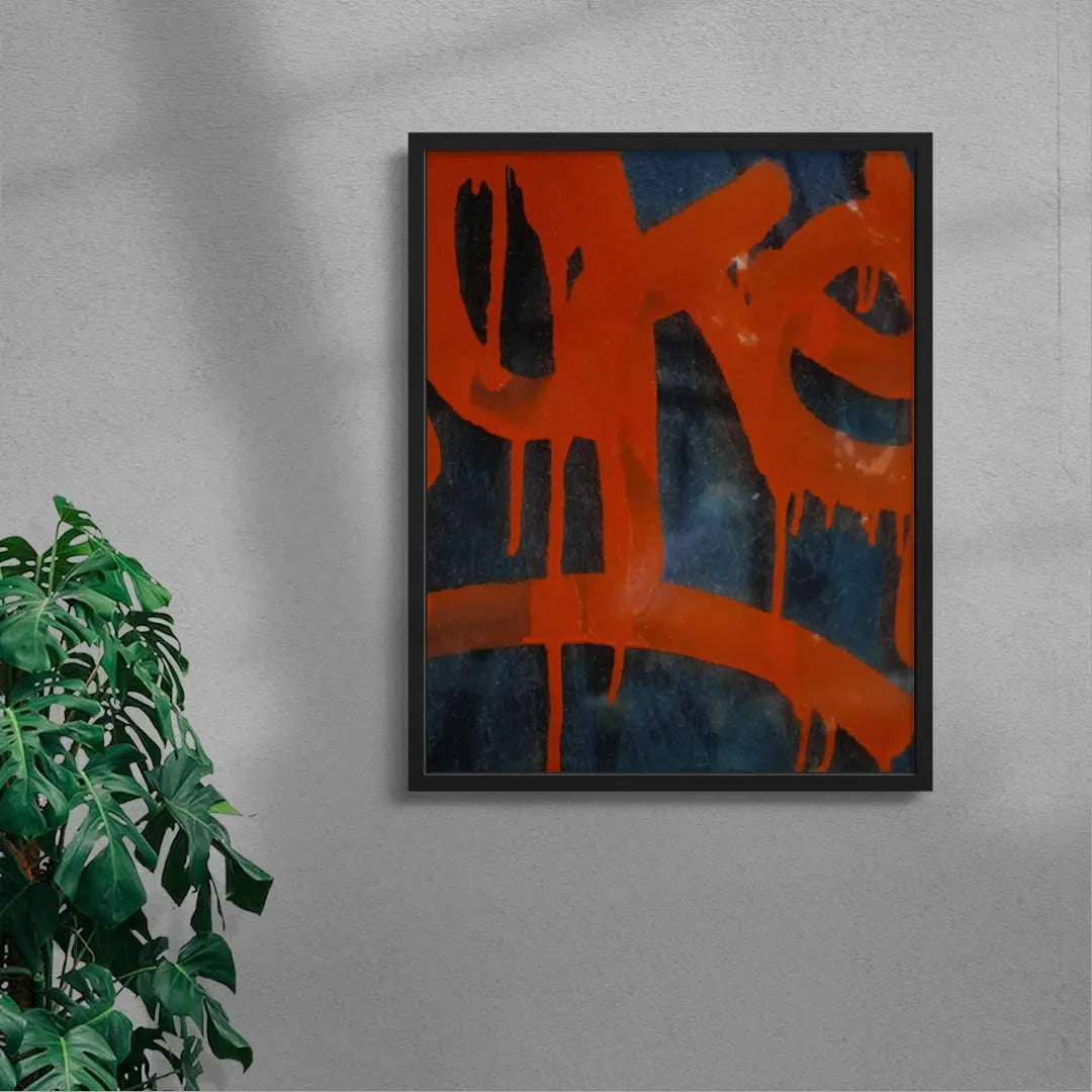 DRIP contemporary wall art print by Eren Sarigul - sold by DROOL