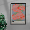 Wave contemporary wall art print by Henry M. - sold by DROOL