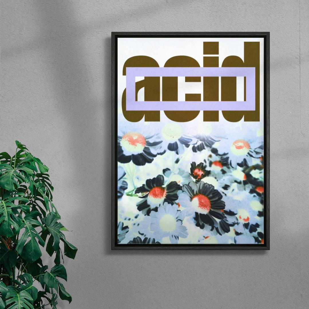 Acid 1 contemporary wall art print by Edan Strachan - sold by DROOL