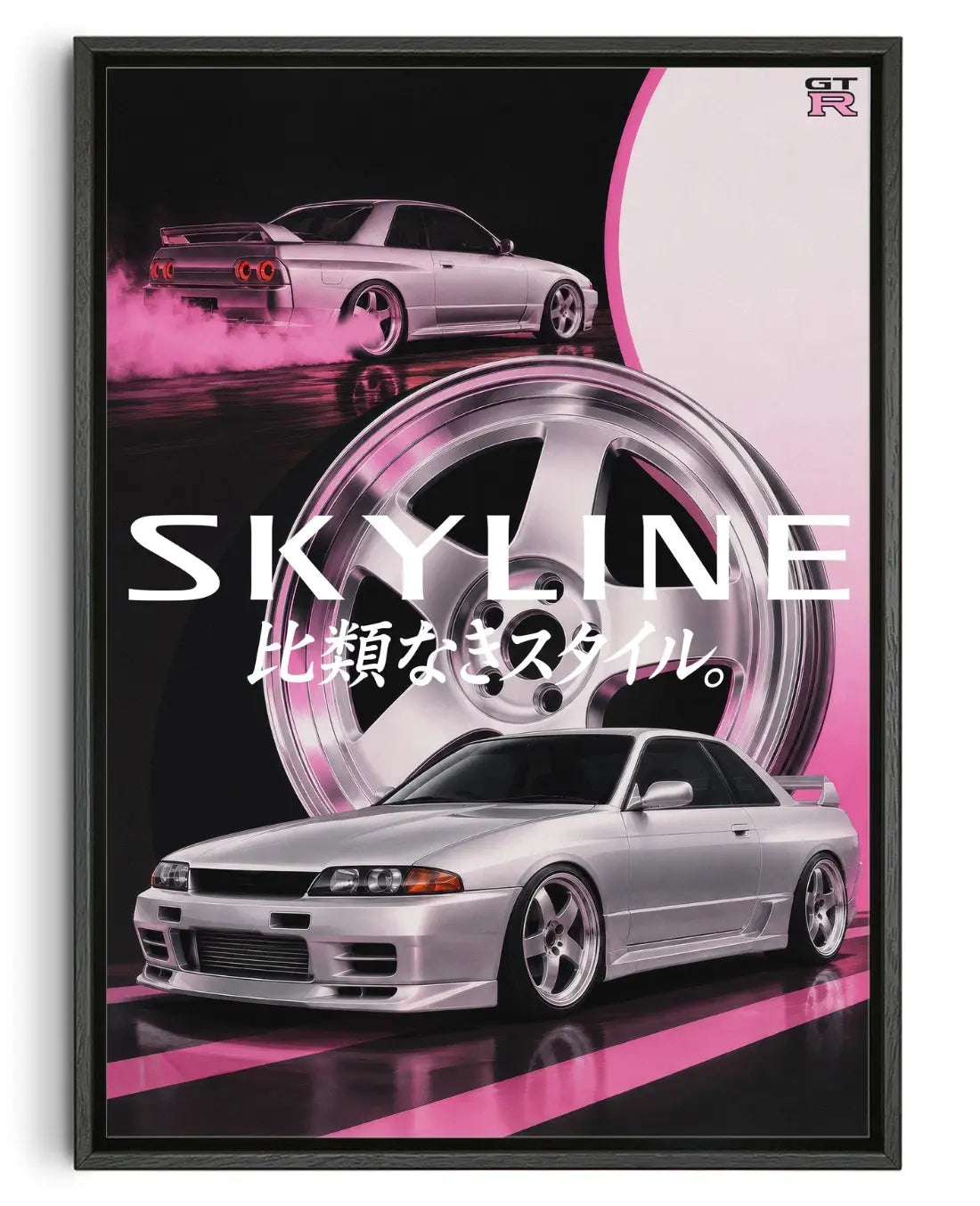 Skyline Fever contemporary canvas print by Xela - sold by DROOL