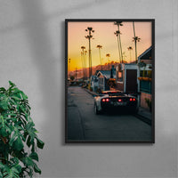 Thumbnail for Cali Merci contemporary wall art print by Deston Isas - sold by DROOL