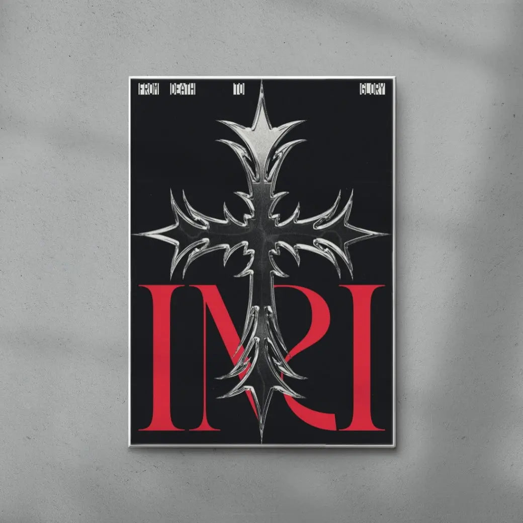 FROM DEATH TO GLORY contemporary wall art print by Xtian Miller - sold by DROOL