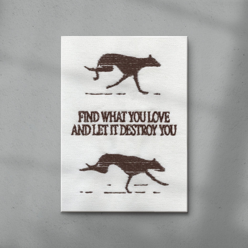 Let It Destroy You contemporary wall art print by Alexander Khabbazi - sold by DROOL