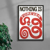 Nothing Is Forever contemporary wall art print by Alexander Khabbazi - sold by DROOL