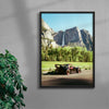 RWB Porsche in Yosemite contemporary wall art print by Chazzydawg - sold by DROOL