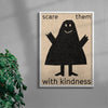 Kindness contemporary wall art print by David Schmitt - sold by DROOL