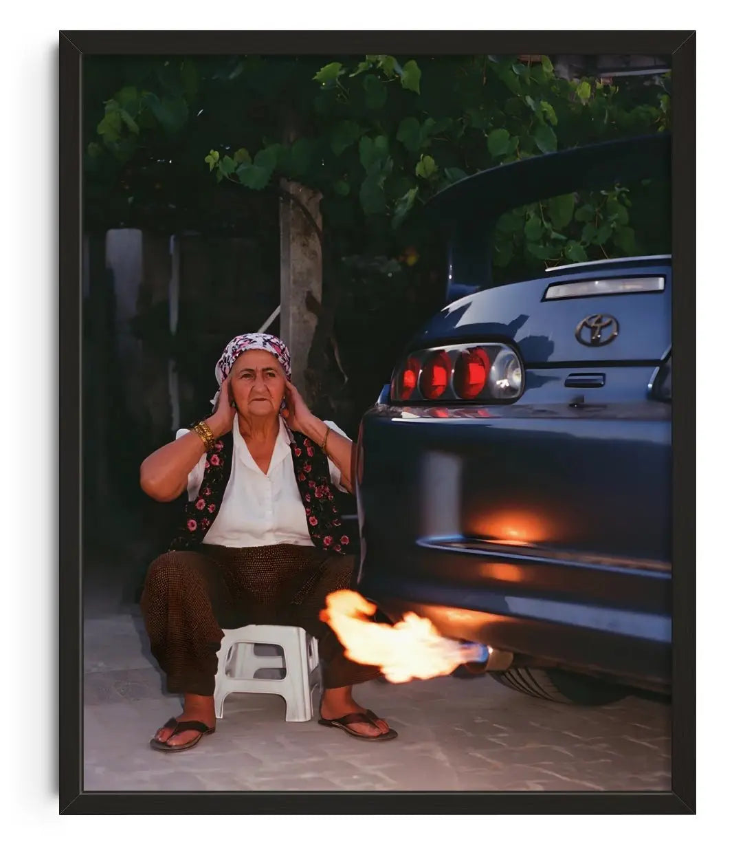TOO LOUD contemporary wall art print by Ces XC - sold by DROOL