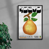 Honey Pear contemporary wall art print by George Kempster - sold by DROOL