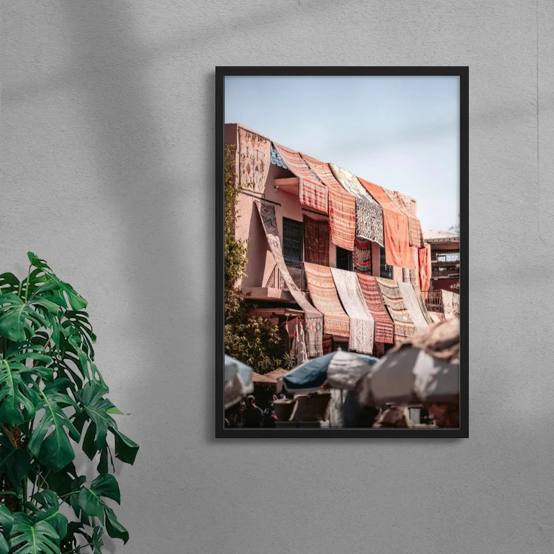 Rugs In The Sun contemporary wall art print by Sebastian Mittermeier - sold by DROOL
