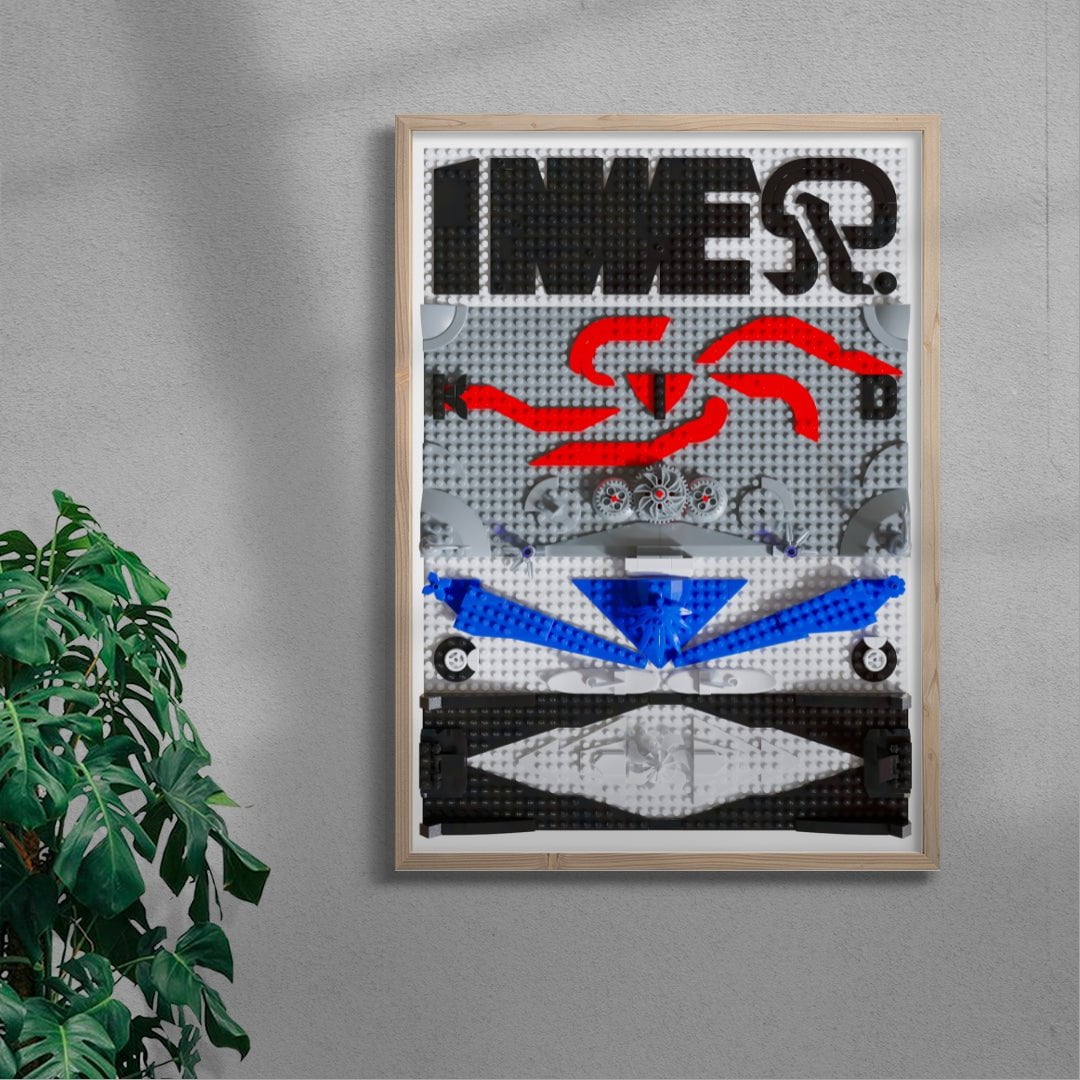 Inner Kid contemporary wall art print by Alessio Borando - sold by DROOL