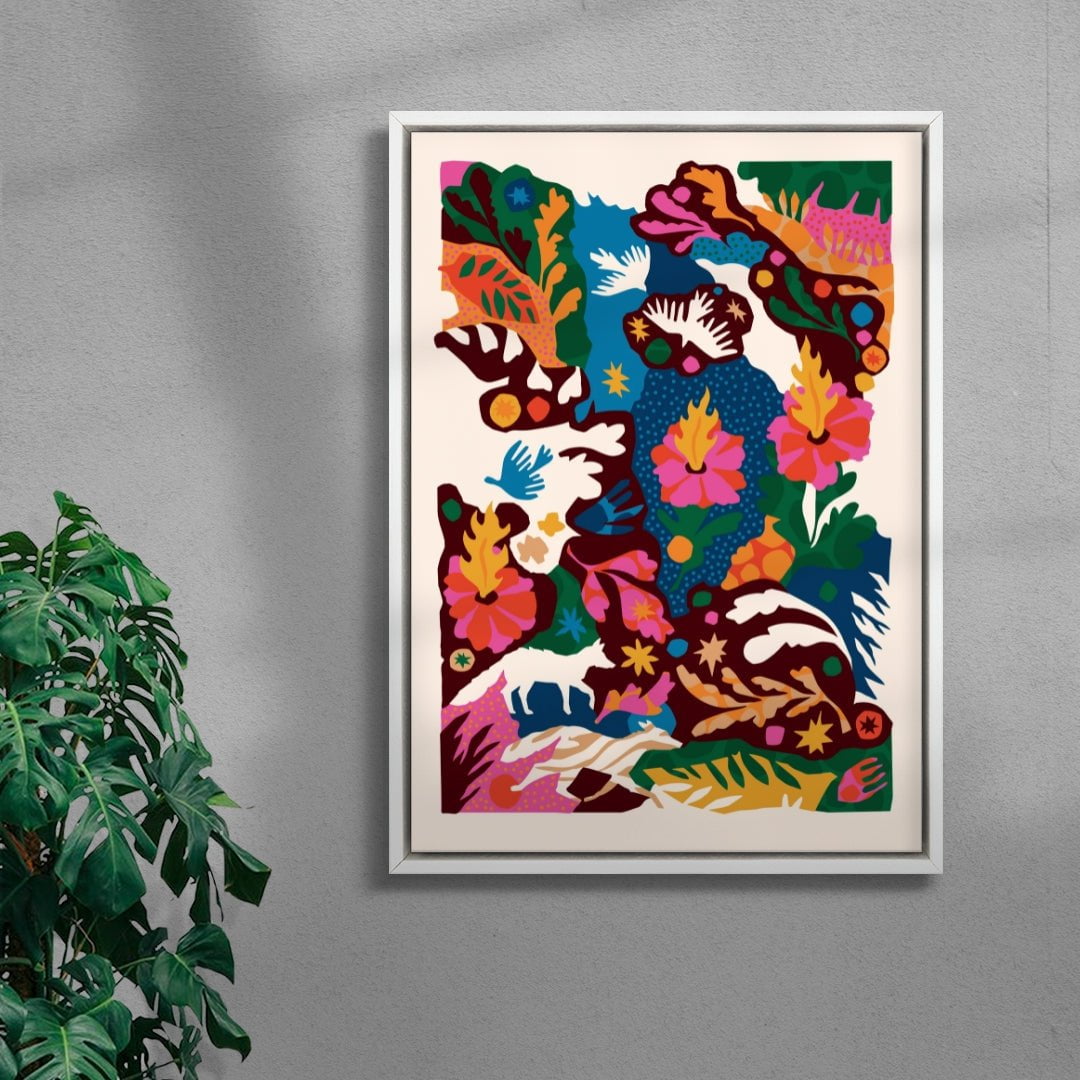 Getting Lost In The Forest Without Knowing contemporary wall art print by Nick Liefhebber - sold by DROOL