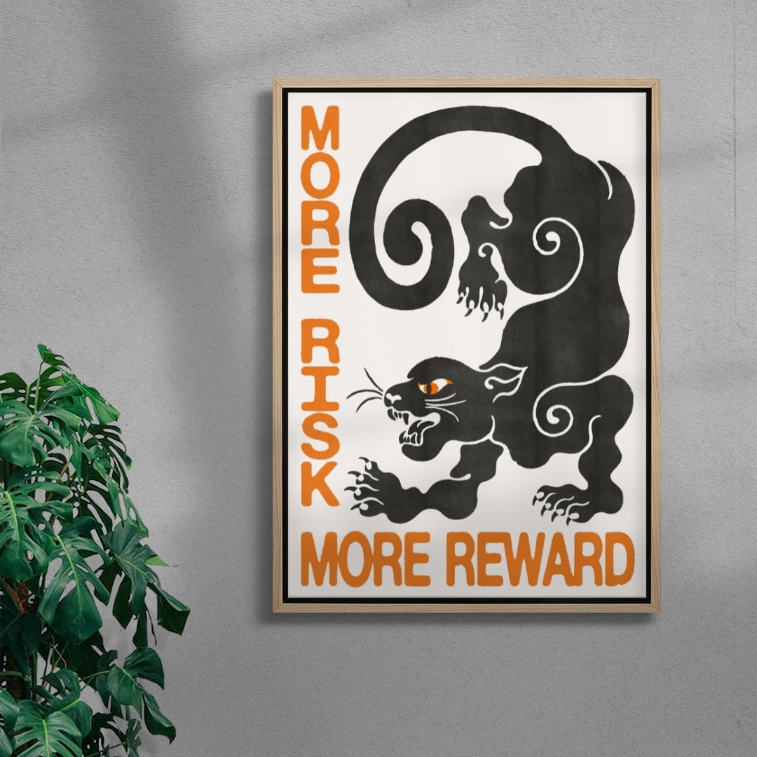 Risk Reward contemporary wall art print by Alexander Khabbazi - sold by DROOL