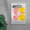 Birds contemporary wall art print by MEDG - sold by DROOL