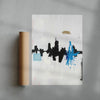 Skyline contemporary wall art print by Dom Russo - sold by DROOL