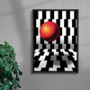 All Straight Lines contemporary wall art print by Samuel Finch - sold by DROOL