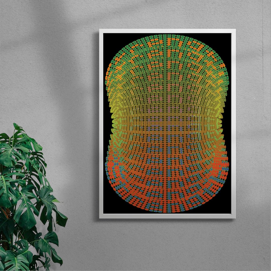 Poster 112 (Strength) contemporary wall art print by Gang Buron-Yi - sold by DROOL