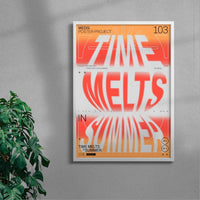 Thumbnail for Time Melts In Summer contemporary wall art print by MEDG - sold by DROOL