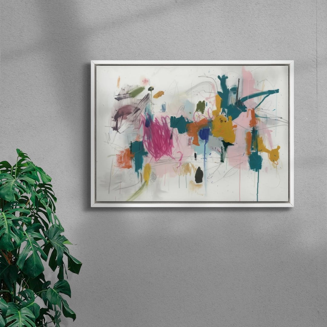 Chaos contemporary wall art print by Dom Russo - sold by DROOL