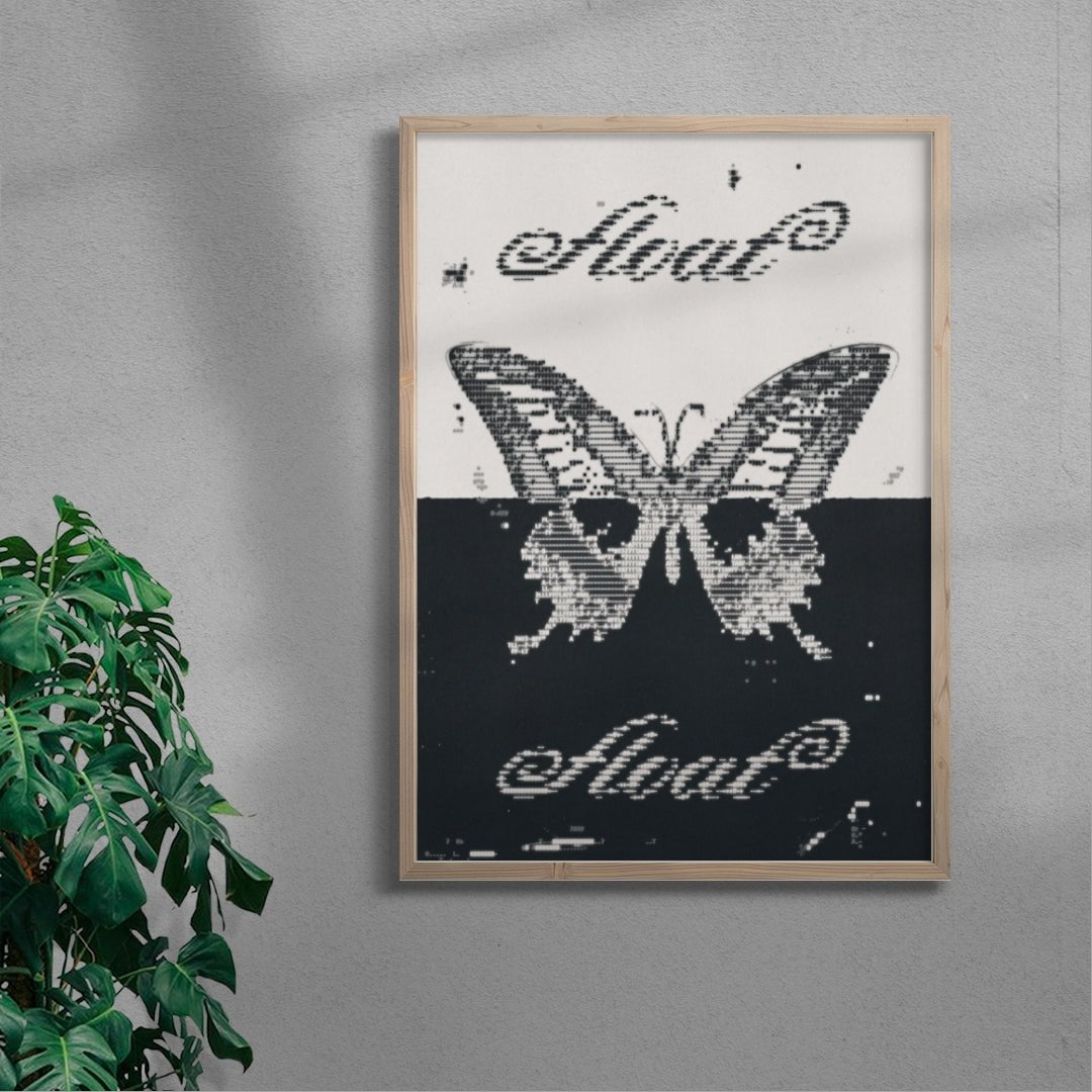 Float B+W contemporary wall art print by KBAR studio - sold by DROOL