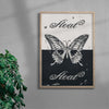 Float B+W contemporary wall art print by KBAR studio - sold by DROOL