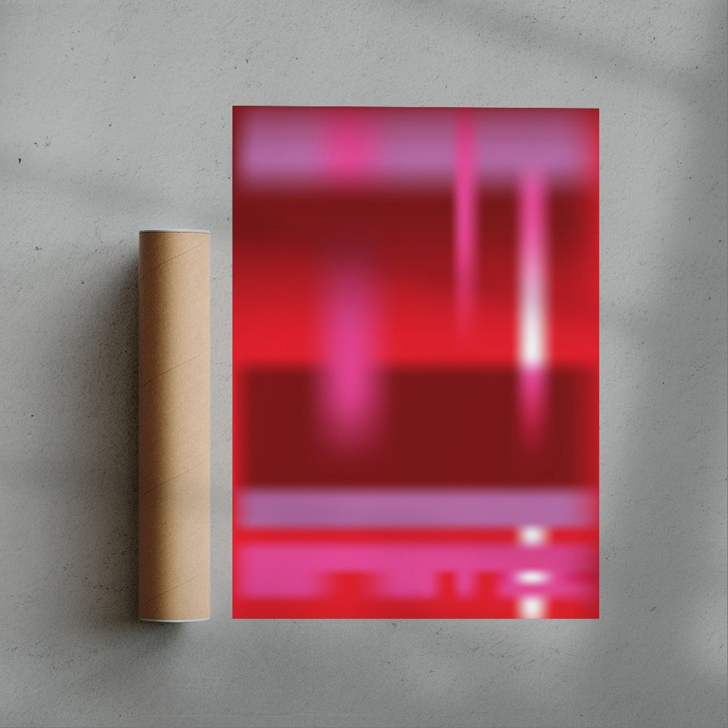 Quadraluv contemporary wall art print by Kim Van Vuuren - sold by DROOL