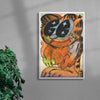 Garfield contemporary wall art print by Austin Ansbro - sold by DROOL