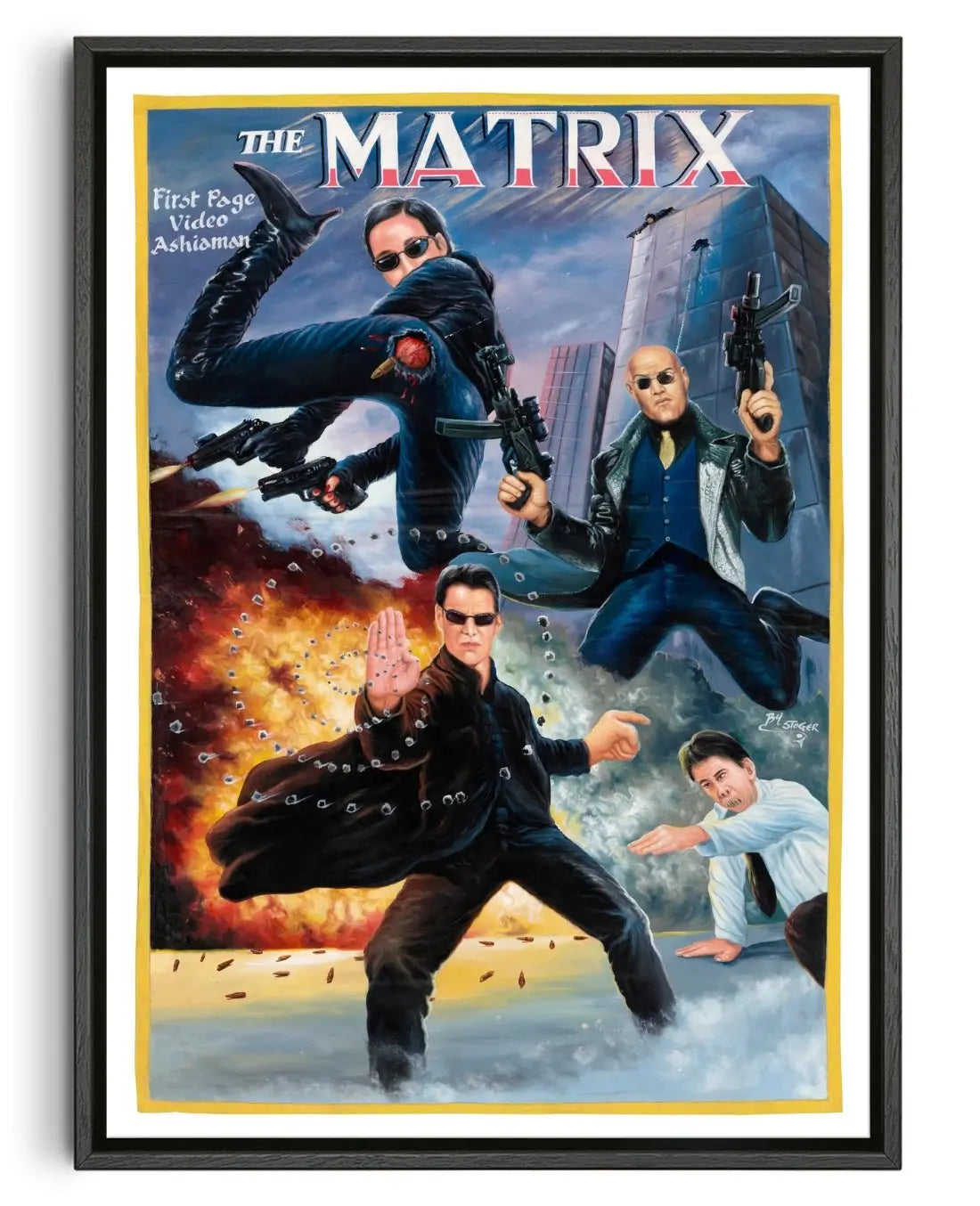 The Matrix contemporary wall art print by Deadly Prey - sold by DROOL