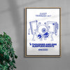 Sleep Troubles contemporary wall art print by Carilla Karahan - sold by DROOL