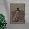 Talk to Me, No.4 contemporary wall art print by Studio IMO - sold by DROOL