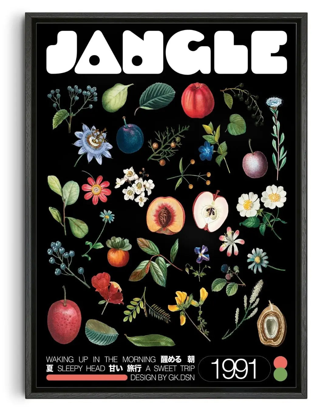 JANGLE contemporary wall art print by George Kempster - sold by DROOL