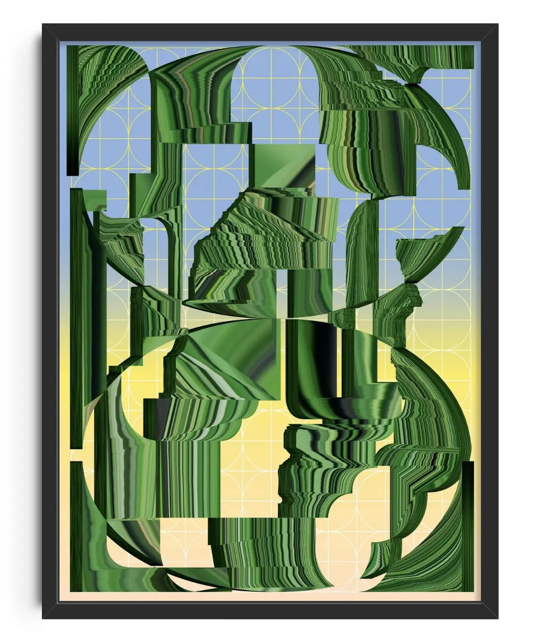 Worldbuilding contemporary wall art print by Klara Troost - sold by DROOL